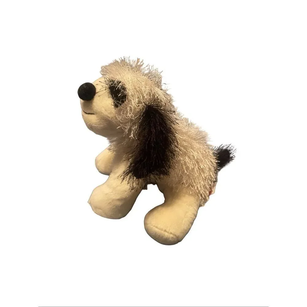GANZ Kids Black & White Webkinz Lil'Kinz Cheeky Dog Plush Stuffed Animal Toy OS